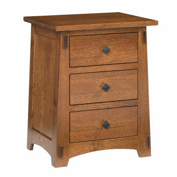 Olde Shaker 3-Drawer Nightstand