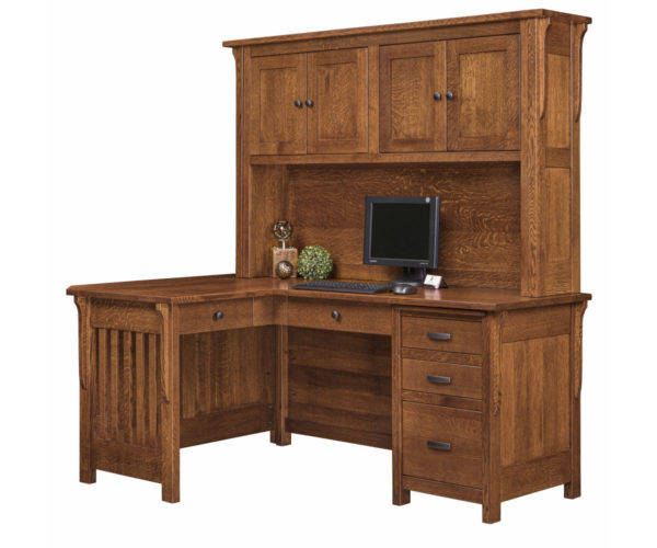 Boston Corner and Return Desk with Hutch BO4872RD
