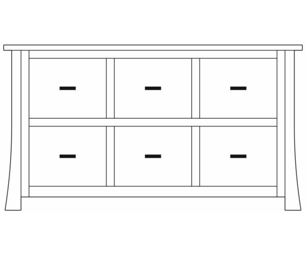 Bridgefort Mission Credenza 56"