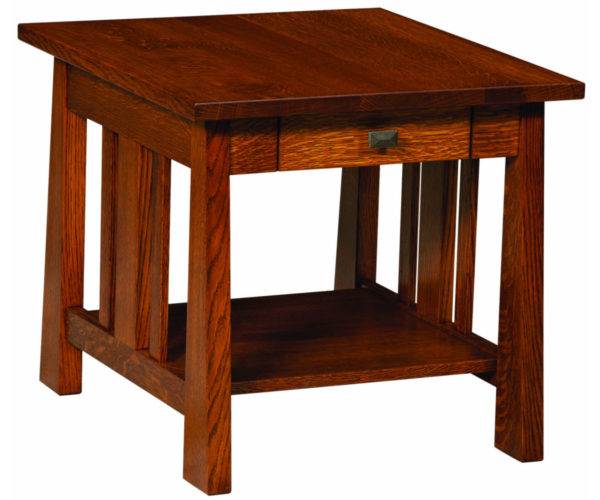 Freemont Mission Open End Table 1 Drawer