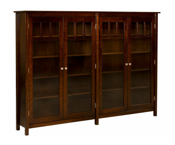 Mission Double Bookcase