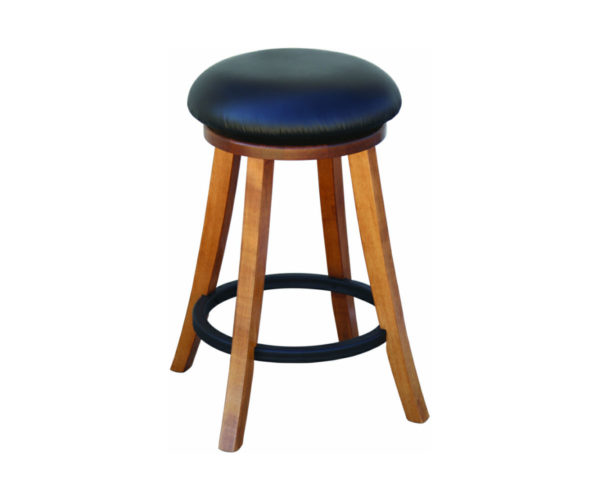 Turnstone 24" Swivel Bar Stool with Metal Ring