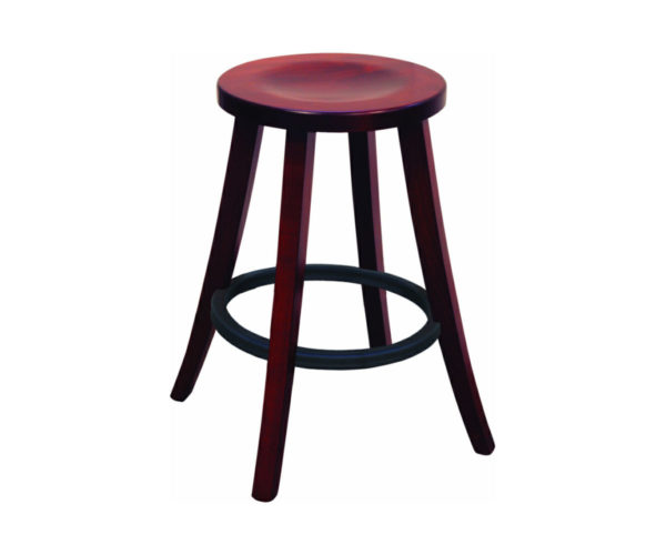 Turnstone 24" Stationary Bar Stool with Metal Ring