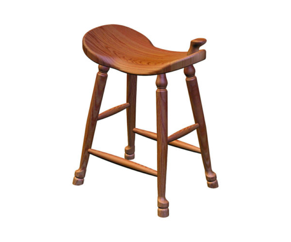 24" Western Saddle Bar Stool