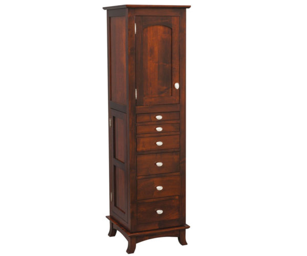 Revolving Shaker Jewelry Armoire