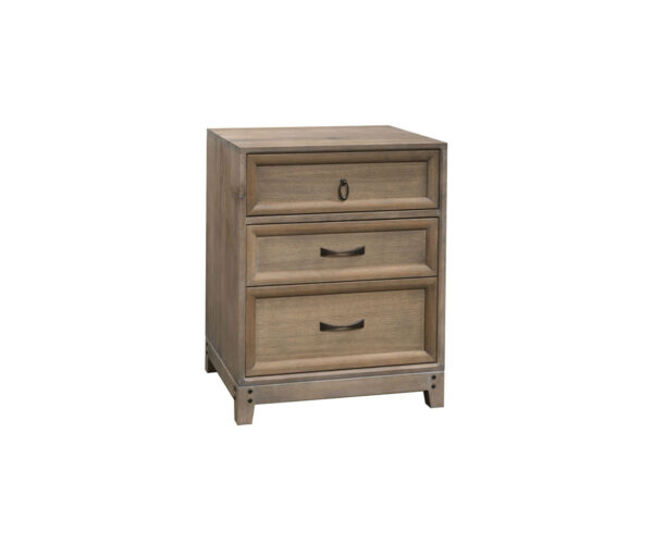 Glendale Three Drawer Nightstand