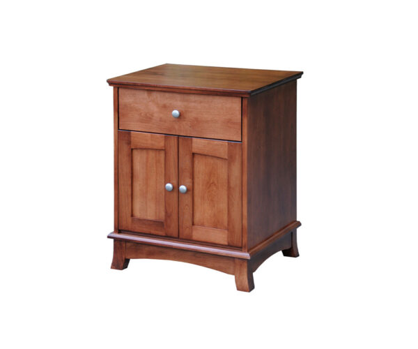 Crescent One Drawer Two Door Nightstand