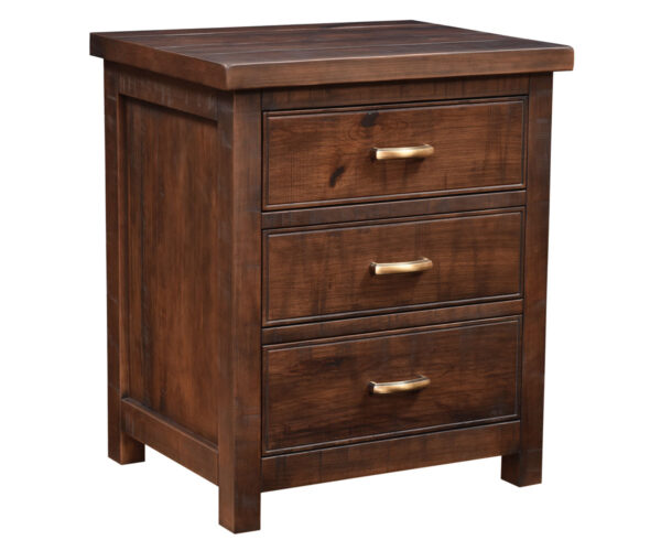 Timbermill Three Drawer Nightstand