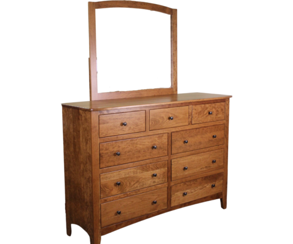 Carlston 9 Drawer Dresser and Mirror