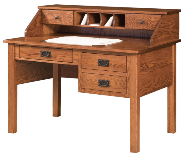 Mission Desk W/ Paymaster Hutch