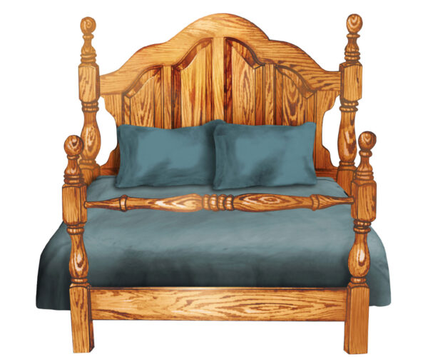 Wavy Cathedral Bed