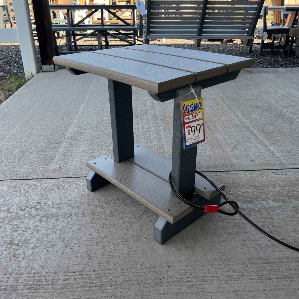 17"x20" End Table