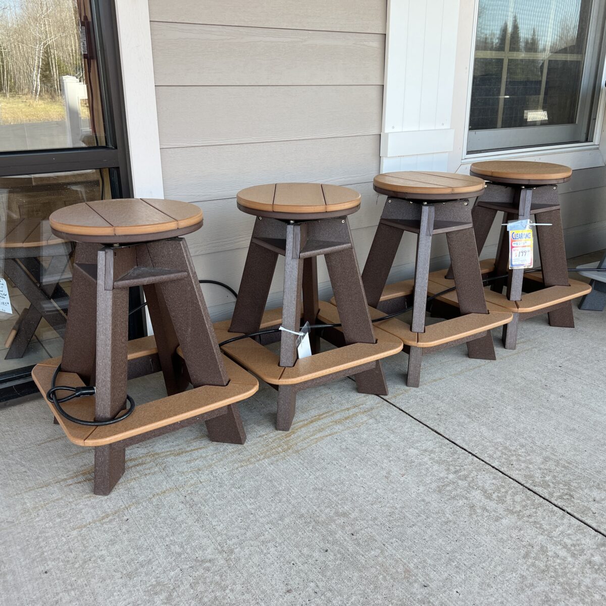 24" Round Counter Swivel Stools