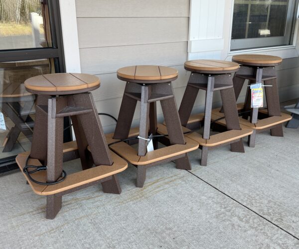 24" Round Counter Swivel Stools